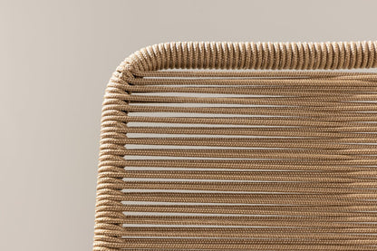 Lorano Gartenstuhl Braun – Modernes Outdoor-Design mit Polyesterseil Komfort
