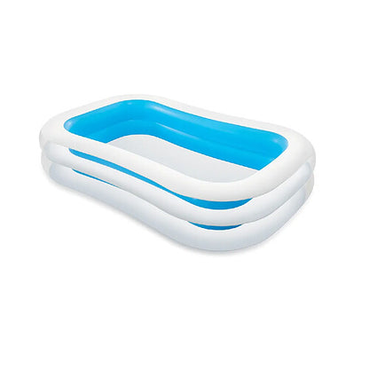 Intex Piscina Rectangular Family 262 cm x 175 cm Azul y Blanca