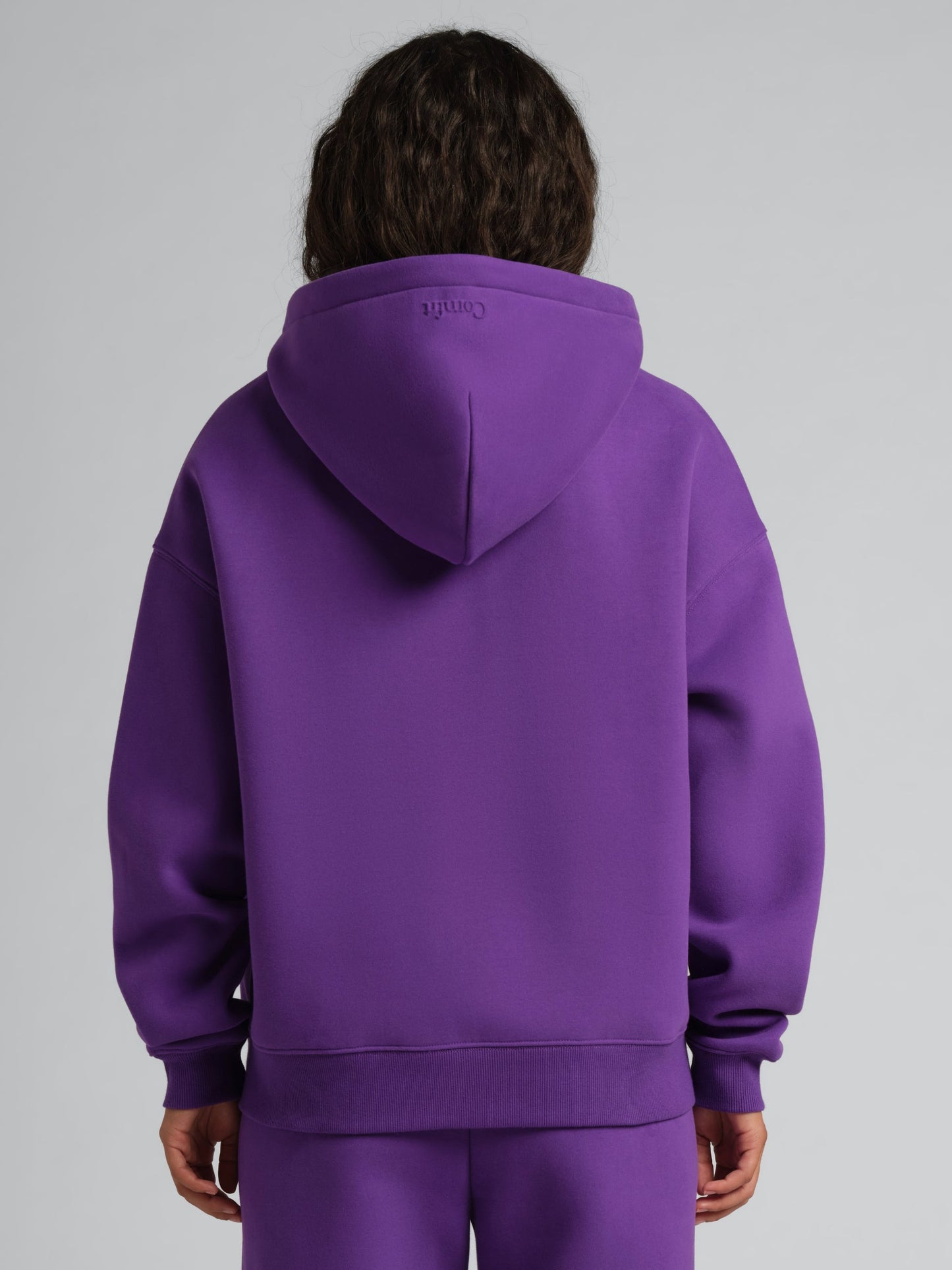 Comfrt Basic Crop Zip Hoodie CloudTouch