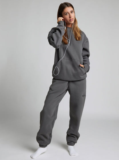 Comfrt Airplane Mode Travel Hoodie mit integrierter Augenmaske