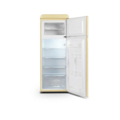 Schneider SCDD208VCR Refrigerador Crema 206 L Puertas Dos