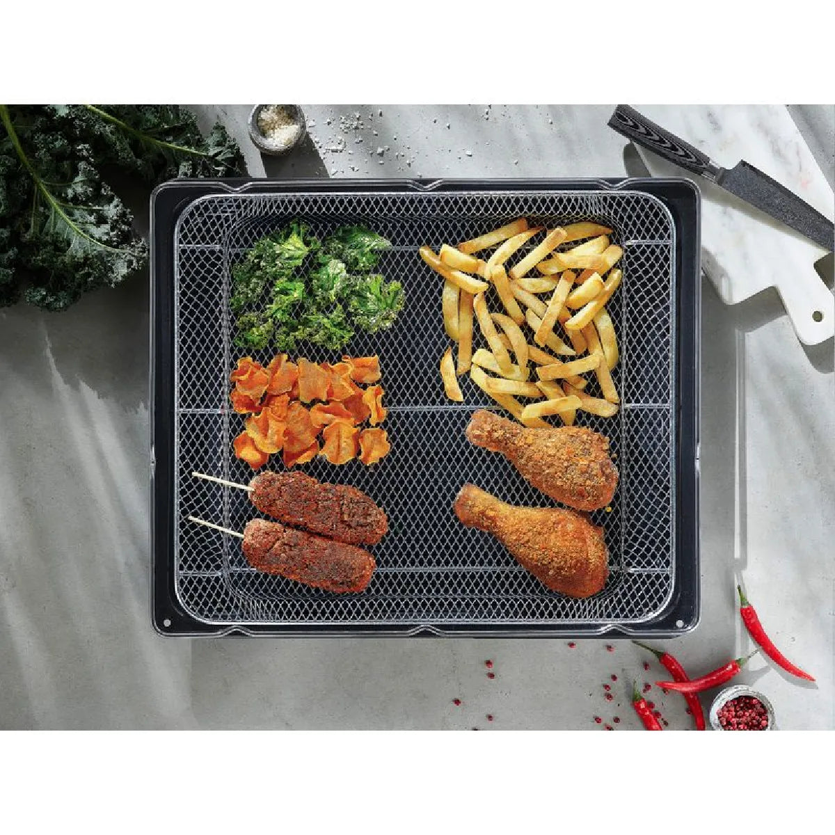 Amica ACM7037RN Cocina Combinada Negro 60 cm 77 L Pyrolyse