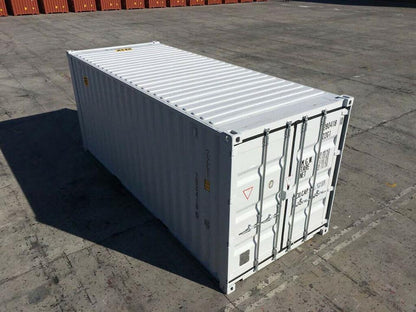 Contenedores Ejido Contenitore Marittimo 20 Piedi Doppia Porta Bianco