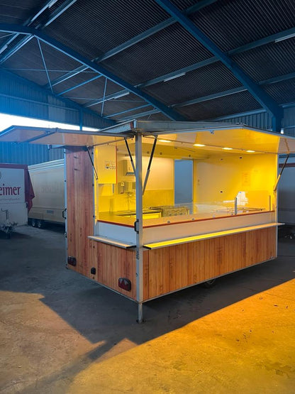 Contenedores Ejido Remolque di Vendita per Snack Bar