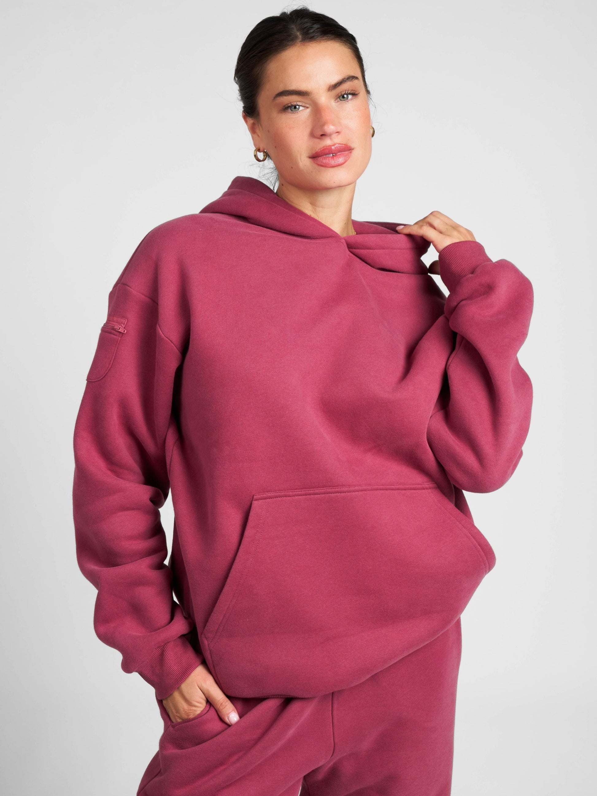 Comfrt Travel Essentials Kapuzenpullover – Superweiche Baumwollmischung, Mehrere Farben