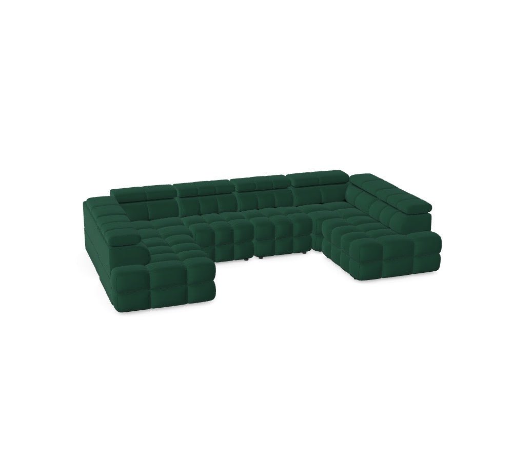 Luxusbetten24 Buffalo Modulares Sofa Magic Velvet 2225 Bezug