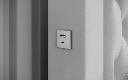 Luxusbetten24 Ida Polsterbett Samt RGB USB Stauraum 140×200 Schwarz