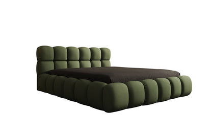 Luxusbetten24 Designer Polsterbett Boston Stoff mit Stauraum