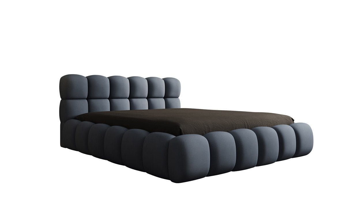 Luxusbetten24 Designer Polsterbett Boston Stoff mit Stauraum