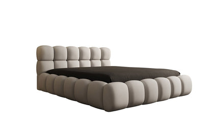 Luxusbetten24 Designer Polsterbett Boston Stoff mit Stauraum