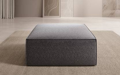 Luxusbetten24 Lesley Beistellhocker Strukturstoff Farbe Modern Komfort Wohnzimmer