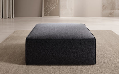 Luxusbetten24 Lesley Beistellhocker Strukturstoff Farbe Modern Komfort Wohnzimmer