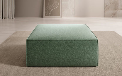 Luxusbetten24 Lesley Beistellhocker Strukturstoff Farbe Modern Komfort Wohnzimmer