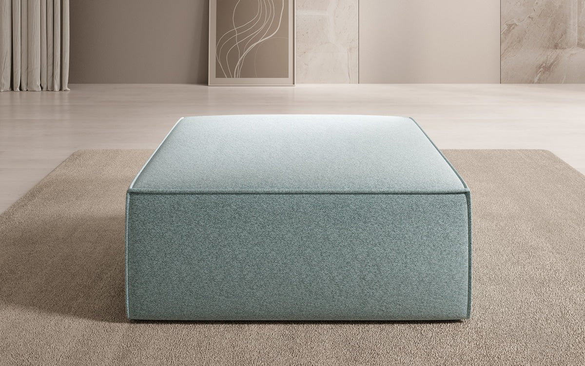 Luxusbetten24 Lesley Beistellhocker Strukturstoff Farbe Modern Komfort Wohnzimmer