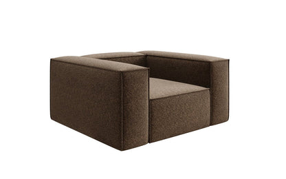 Luxusbetten24 Lesley Designer Sofa‑Sessel aus Strukturstoff für Wohnbereich
