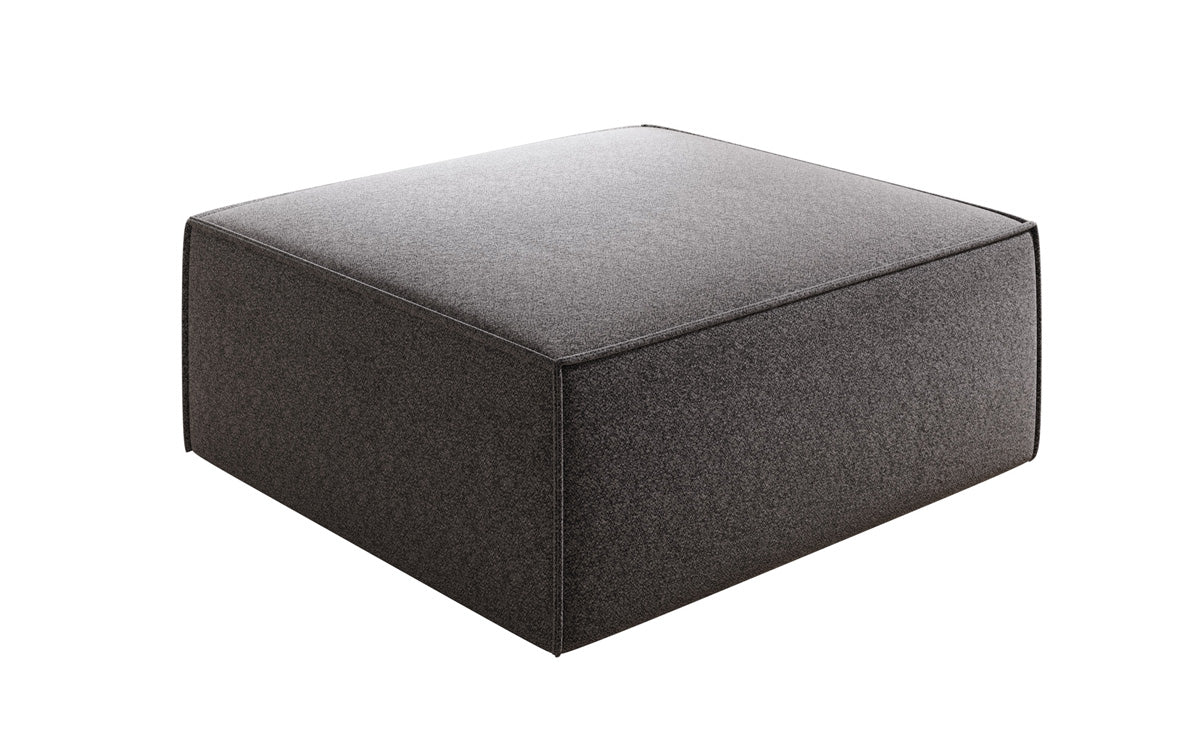 Luxusbetten24 Lesley Beistellhocker Strukturstoff Farbe Modern Komfort Wohnzimmer