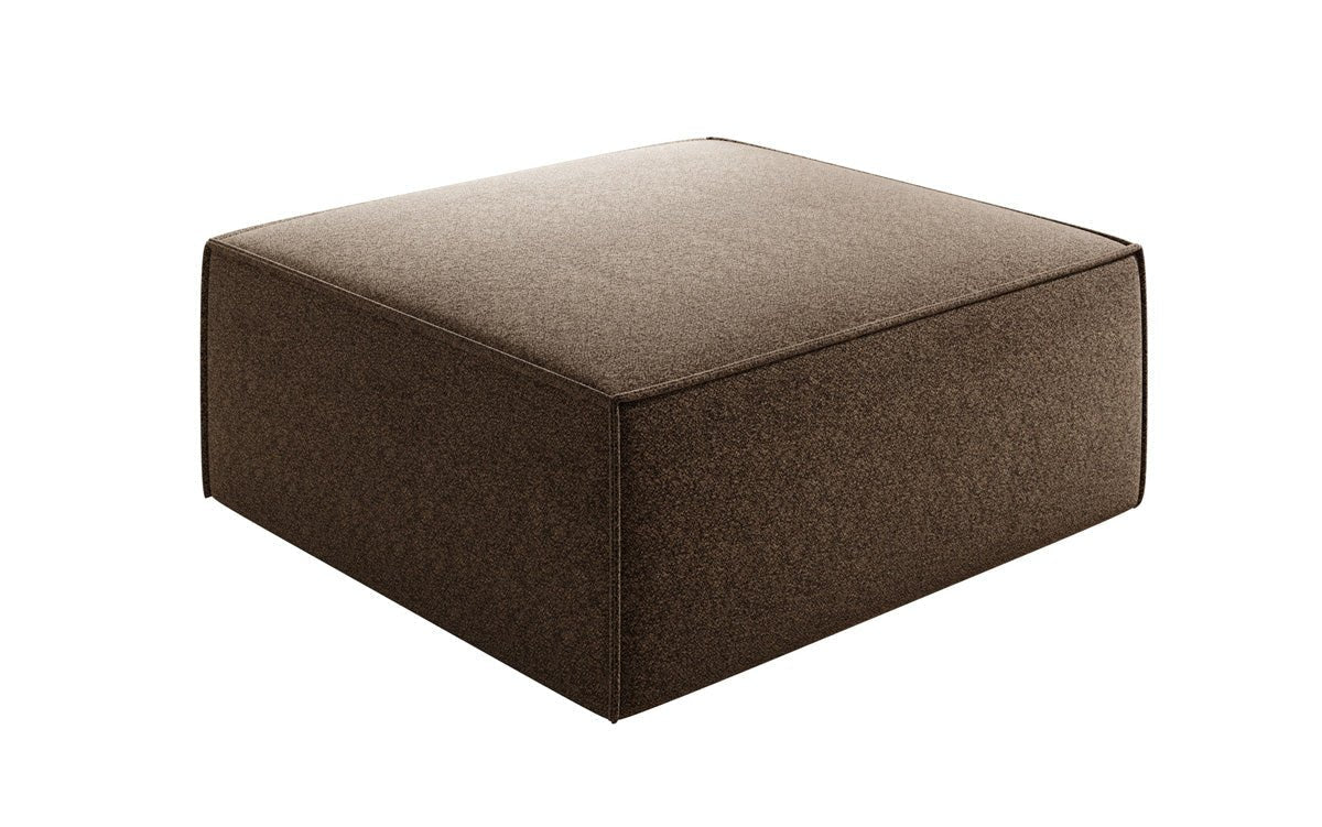 Luxusbetten24 Lesley Beistellhocker Strukturstoff Farbe Modern Komfort Wohnzimmer