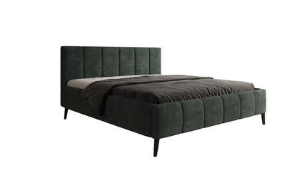 Luxusbetten24 Polsterbett Valerio Cord Verstellbarer Lattenrost Elegant Komfort
