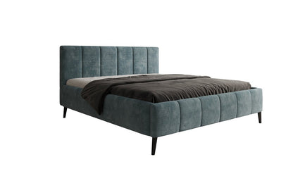 Luxusbetten24 Polsterbett Valerio Cord Verstellbarer Lattenrost Elegant Komfort