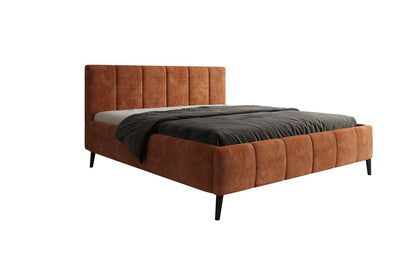 Luxusbetten24 Polsterbett Valerio Cord Verstellbarer Lattenrost Elegant Komfort