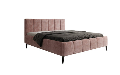Luxusbetten24 Polsterbett Valerio Cord Verstellbarer Lattenrost Elegant Komfort