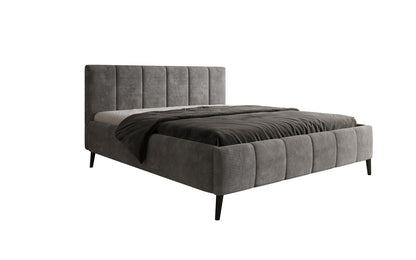 Luxusbetten24 Polsterbett Valerio Cord Verstellbarer Lattenrost Elegant Komfort