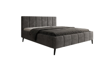 Luxusbetten24 Polsterbett Valerio Cord Verstellbarer Lattenrost Elegant Komfort