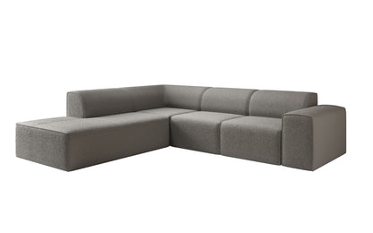 Luxusbetten24 Designer Idiola L Sofa aus Teddy Bouclé