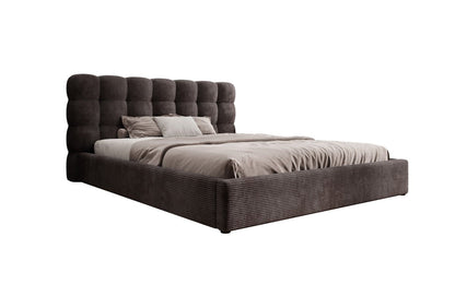 Designer Polsterbett Calivo Cord mit Stauraum