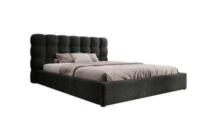 Designer Polsterbett Calivo Cord mit Stauraum
