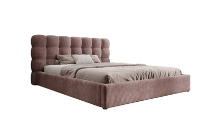 Designer Polsterbett Calivo Cord mit Stauraum
