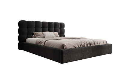 Designer Polsterbett Calivo Cord mit Stauraum