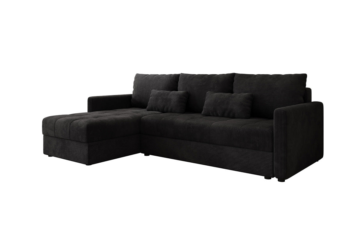 Luxusbetten24 Designer Sofa Roma Cord Schlaf‑Klappfunktion