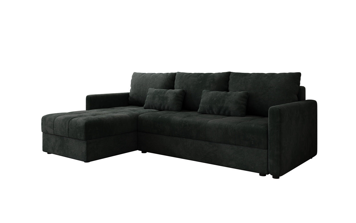 Luxusbetten24 Designer Sofa Roma Cord Schlaf‑Klappfunktion