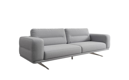 Luxusbetten24 Designer Sofa Torino 3‑Sitzer Bouclé Modern Wohnzimmer