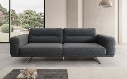 Luxusbetten24 Designer Sofa Torino 3‑Sitzer Bouclé Modern Wohnzimmer