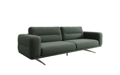 Luxusbetten24 Designer Sofa Torino 3‑Sitzer Bouclé Modern Wohnzimmer