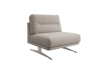 Luxusbetten24 Torino Design Sofa‑Sessel Ohne Armlehnen Bouclé für Ihr Wohnzimmer