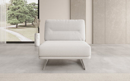 Luxusbetten24 Torino Design Sofa‑Sessel Ohne Armlehnen Bouclé für Ihr Wohnzimmer