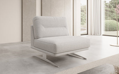 Luxusbetten24 Torino Design Sofa‑Sessel Ohne Armlehnen Bouclé für Ihr Wohnzimmer