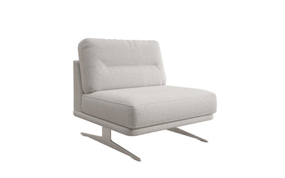 Luxusbetten24 Torino Design Sofa‑Sessel Ohne Armlehnen Bouclé für Ihr Wohnzimmer