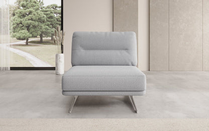 Luxusbetten24 Torino Design Sofa‑Sessel Ohne Armlehnen Bouclé für Ihr Wohnzimmer