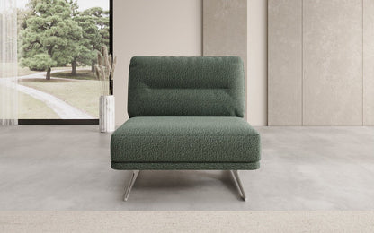 Luxusbetten24 Torino Design Sofa‑Sessel Ohne Armlehnen Bouclé für Ihr Wohnzimmer