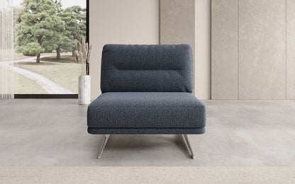 Luxusbetten24 Torino Design Sofa‑Sessel Ohne Armlehnen Bouclé für Ihr Wohnzimmer
