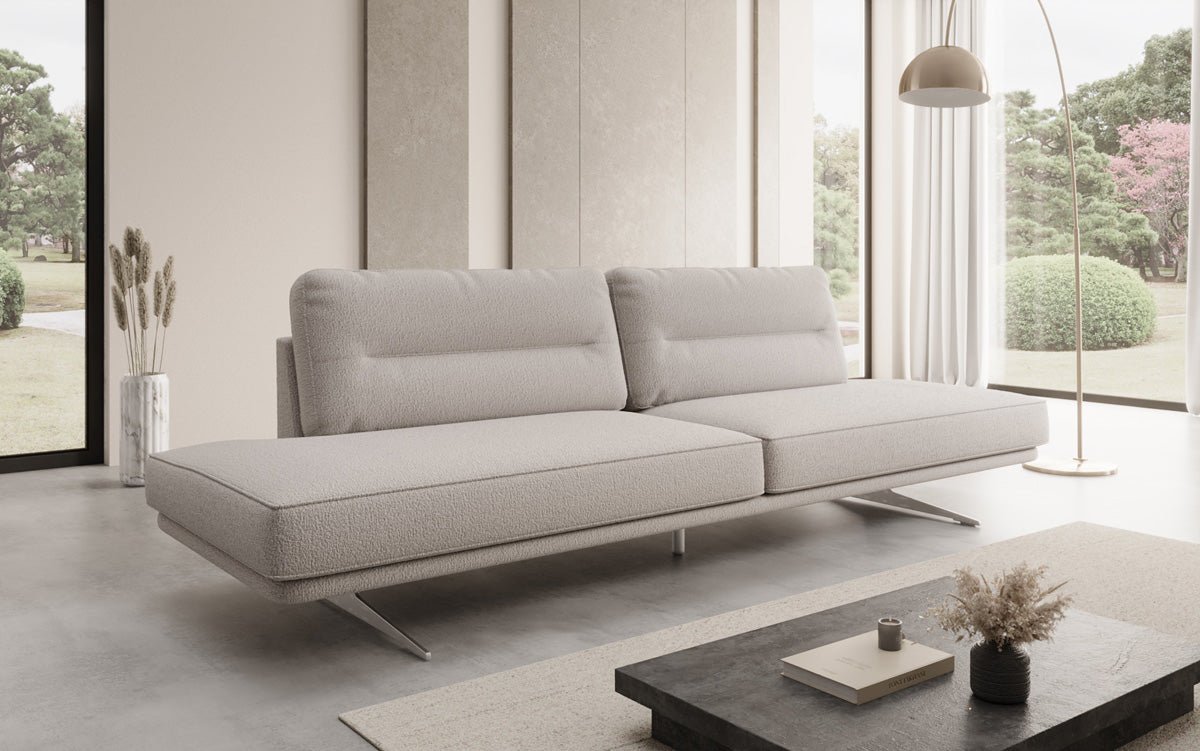 Luxusbetten24 Torino Designer Sofa Bouclé 3‑Sitzer
