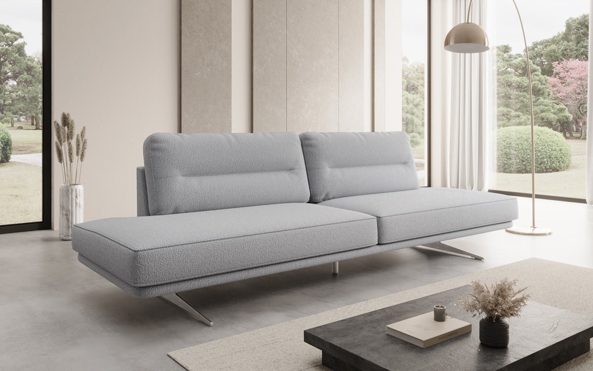 Luxusbetten24 Torino Designer Sofa Bouclé 3‑Sitzer