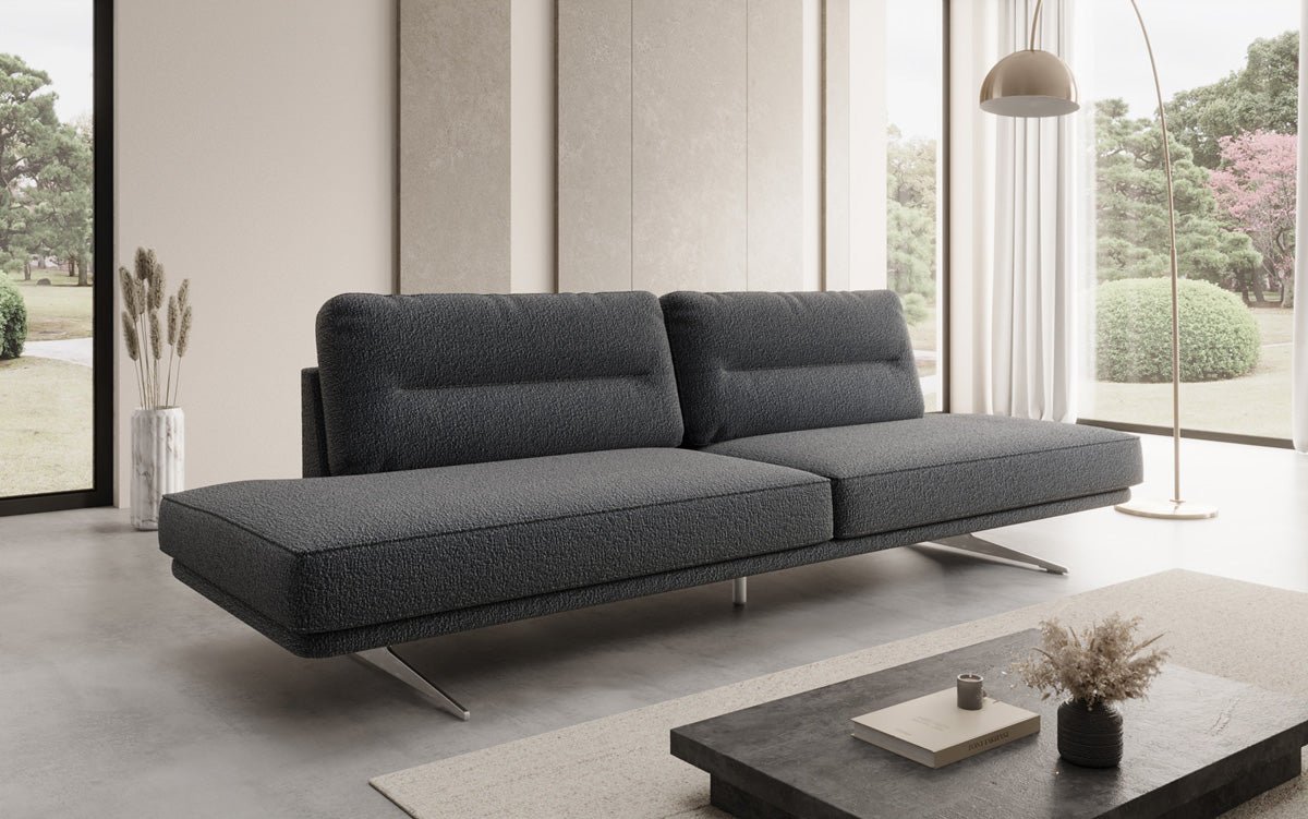Luxusbetten24 Torino Designer Sofa Bouclé 3‑Sitzer