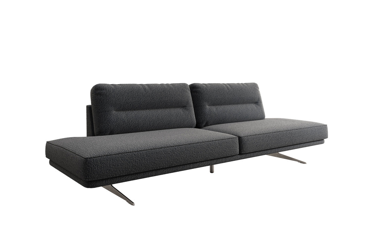 Luxusbetten24 Torino Designer Sofa Bouclé 3‑Sitzer