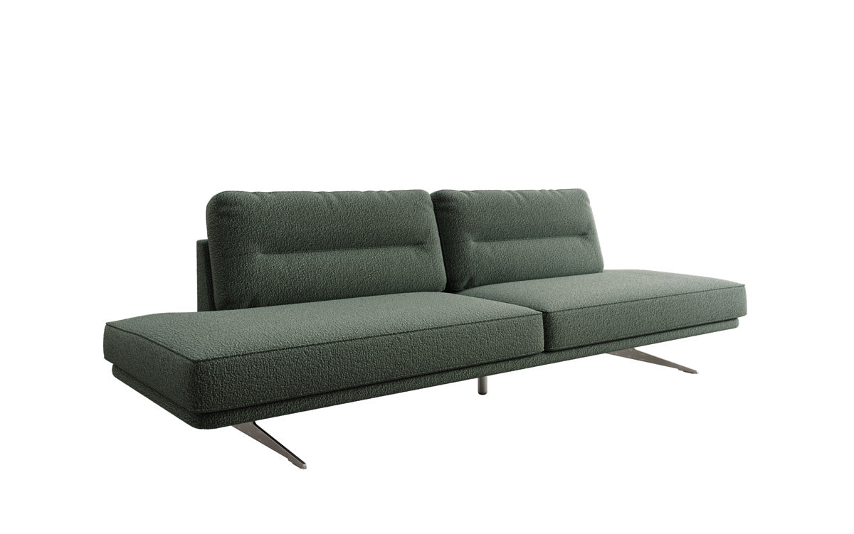 Luxusbetten24 Torino Designer Sofa Bouclé 3‑Sitzer