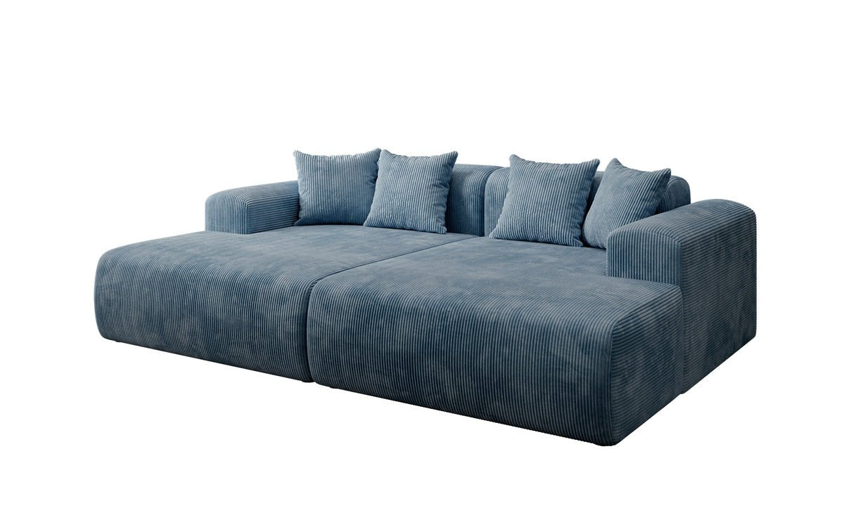 Luxusbetten24 Designer Shelly Lounge‑Sofa Cord Modernes Wohnzimmer Design